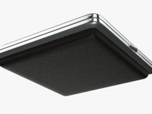 Metal cigarette case box 05 closed 3D Model