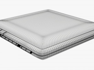 Metal cigarette case box 05 closed 3D Model