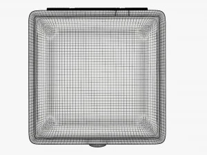 Metal cigarette case box 05 closed 3D Model