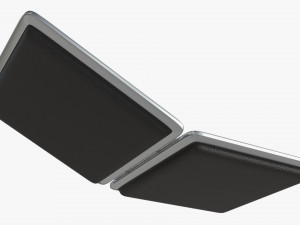 Metal cigarette case box 05 open Modelo 3D