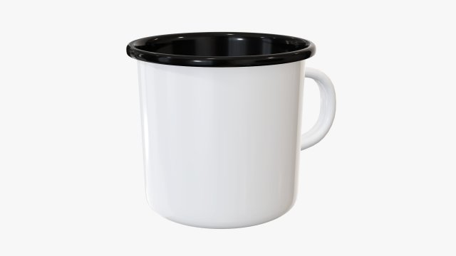Metal cup 3D Model .c4d .max .obj .3ds .fbx .stl .blend 