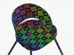 Modern chair upholstered 01 3D-Modell