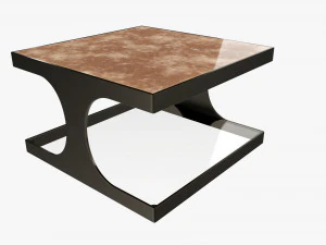 Modern coffee table 01 3D Model