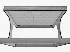 Modern coffee table 01 Model 3D