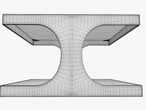 Modern coffee table 01 Model 3D
