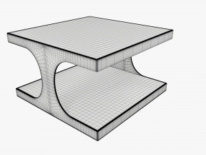 Modern coffee table 01 Model 3D