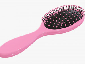 Paddle hair brush 3D 모델