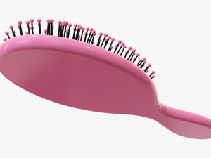 Paddle hair brush 3D 모델