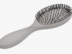 Paddle hair brush 3D 모델