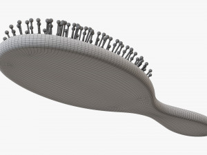 Paddle hair brush 3D 모델