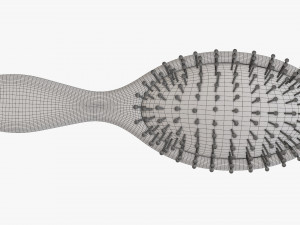 Paddle hair brush 3D 모델