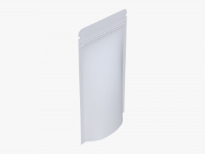 Plastic food pouch bag 3D Model