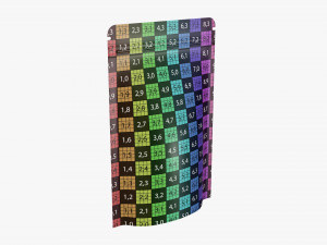Plastic food pouch bag 3D Model