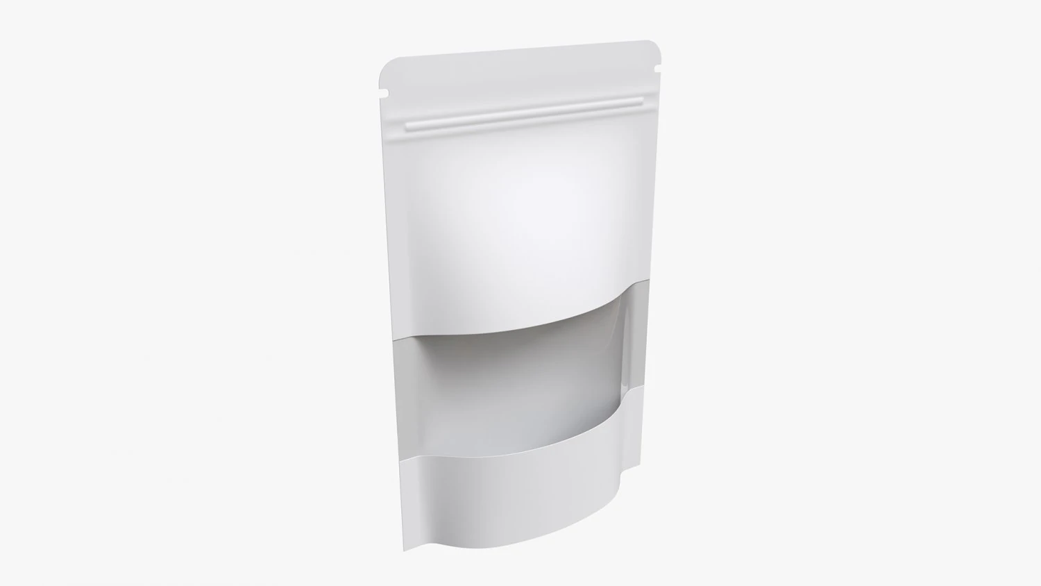 Plastic food pouch bag with screen 3D Model .c4d .max .obj .3ds .fbx .stl .blend 