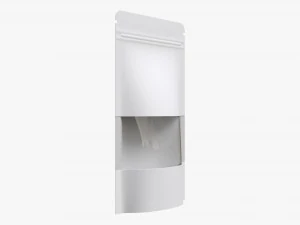 Plastic food pouch bag with screen 3D Model