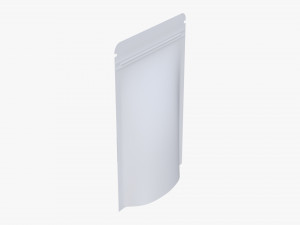 Plastic food pouch bag with tea 3D Model