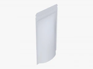 Plastic food pouch bag with tea 3D Model