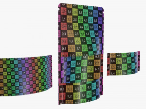 Plastic food pouch bag with tea 3D Model