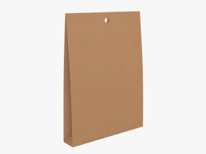 Verpakking van papieren zakken 01 3D Model