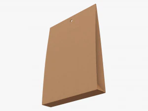 Pper bag packaging 01 3D Model