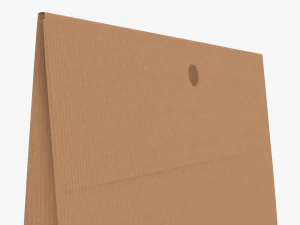 Pper bag packaging 01 3D Model