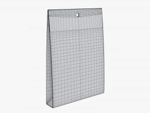 Pper bag packaging 01 3D Model