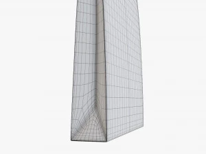 Pper bag packaging 01 3D Model