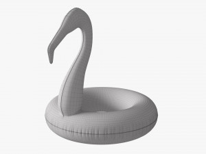 Pink flamingo pool float Modelo 3D
