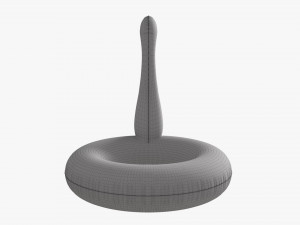 Pink flamingo pool float Modelo 3D