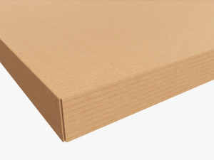 Pizza cardboard box closed 01 3D-Modell