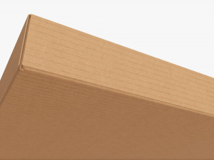 Pizza cardboard box closed 01 3D-Modell