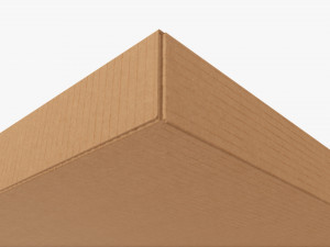 Pizza cardboard box closed 01 3D-Modell