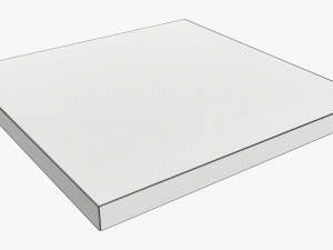 Pizza cardboard box closed 01 3D-Modell