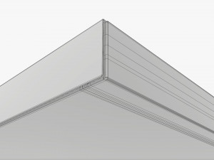 Pizza cardboard box closed 01 3D-Modell