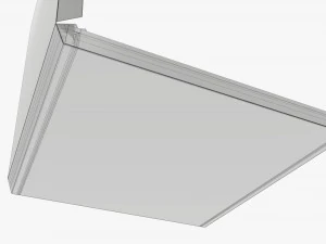 Caja de cart&oacute;n para pizza abierta 02 Modelo 3D