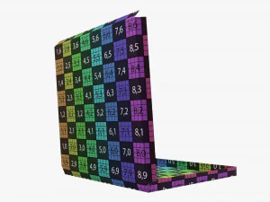 Caja de cart&oacute;n para pizza abierta 02 Modelo 3D