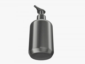 Plastic bottle with dosator type 1 3D Model