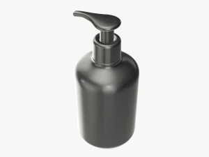 Plastic bottle with dosator type 1 3D Model