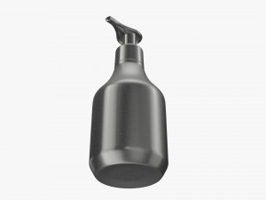 Plastic bottle with dosator type 2 Model 3D