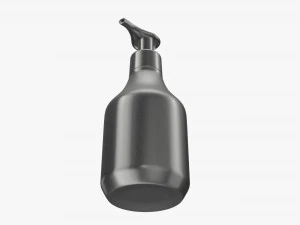 Plastic bottle with dosator type 2 3D Model