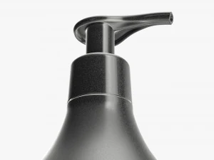 Plastic bottle with dosator type 2 3D Model