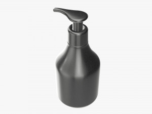 Plastic bottle with dosator type 2 Model 3D