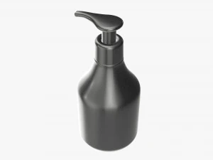 Plastic bottle with dosator type 2 3D Model