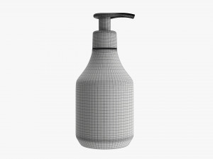 Plastic bottle with dosator type 2 Model 3D