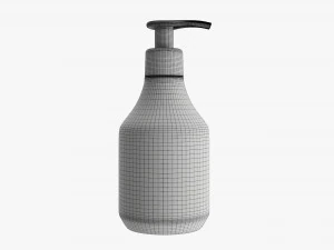 Plastic bottle with dosator type 2 3D Model