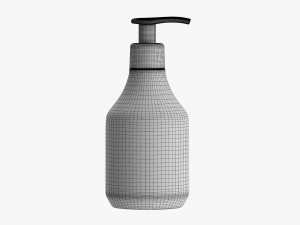Plastic bottle with dosator type 2 Model 3D