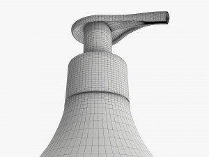 Plastic bottle with dosator type 2 Model 3D