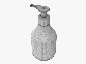 Plastic bottle with dosator type 2 Model 3D