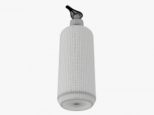 Plastic shampoo bottle with dosator type 2 3D मॉडल