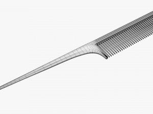 Rat tail hair comb Modelo 3D